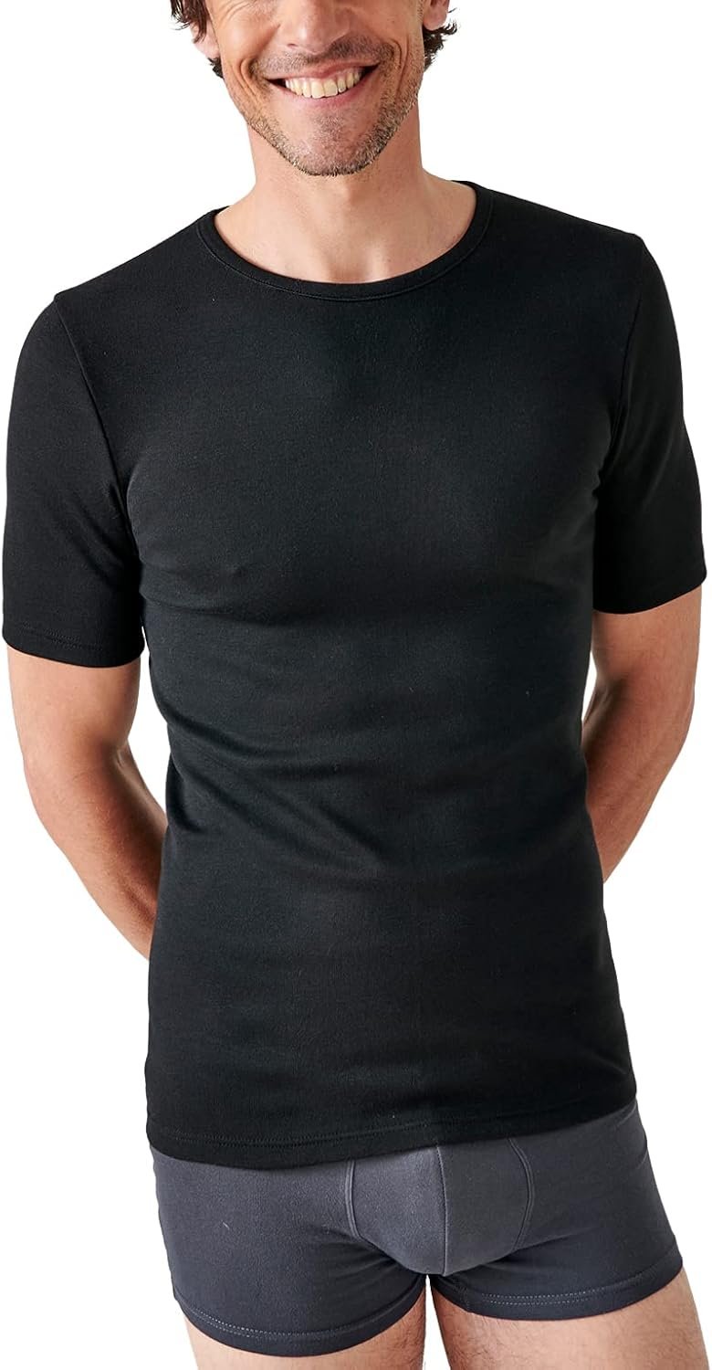 Damart T- Shirt Thermolactyl Manches Courtes Maille Interl Haut Thermeique Homme