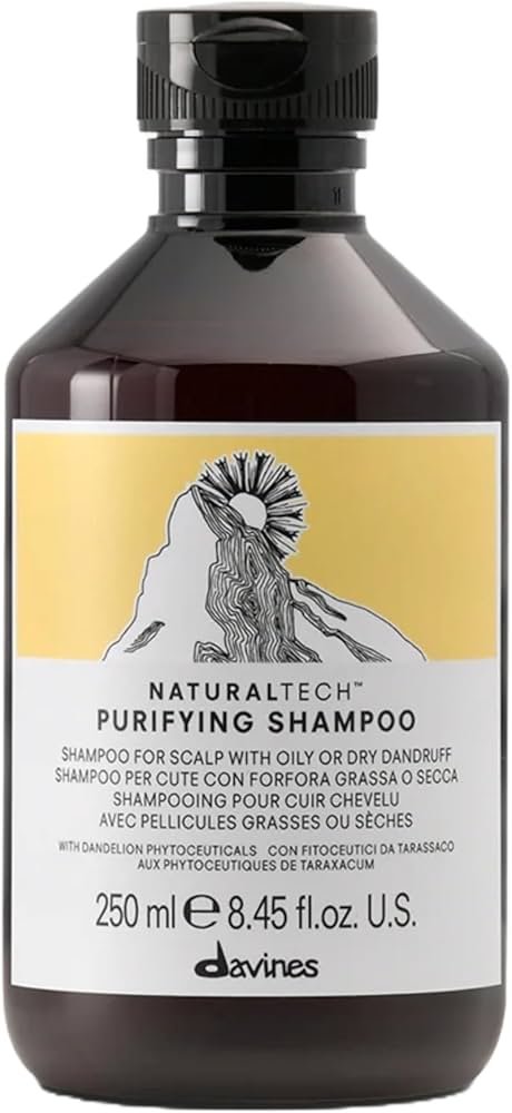 Davines natural tech purifying shampoo (for scalp with oily or dry dan.