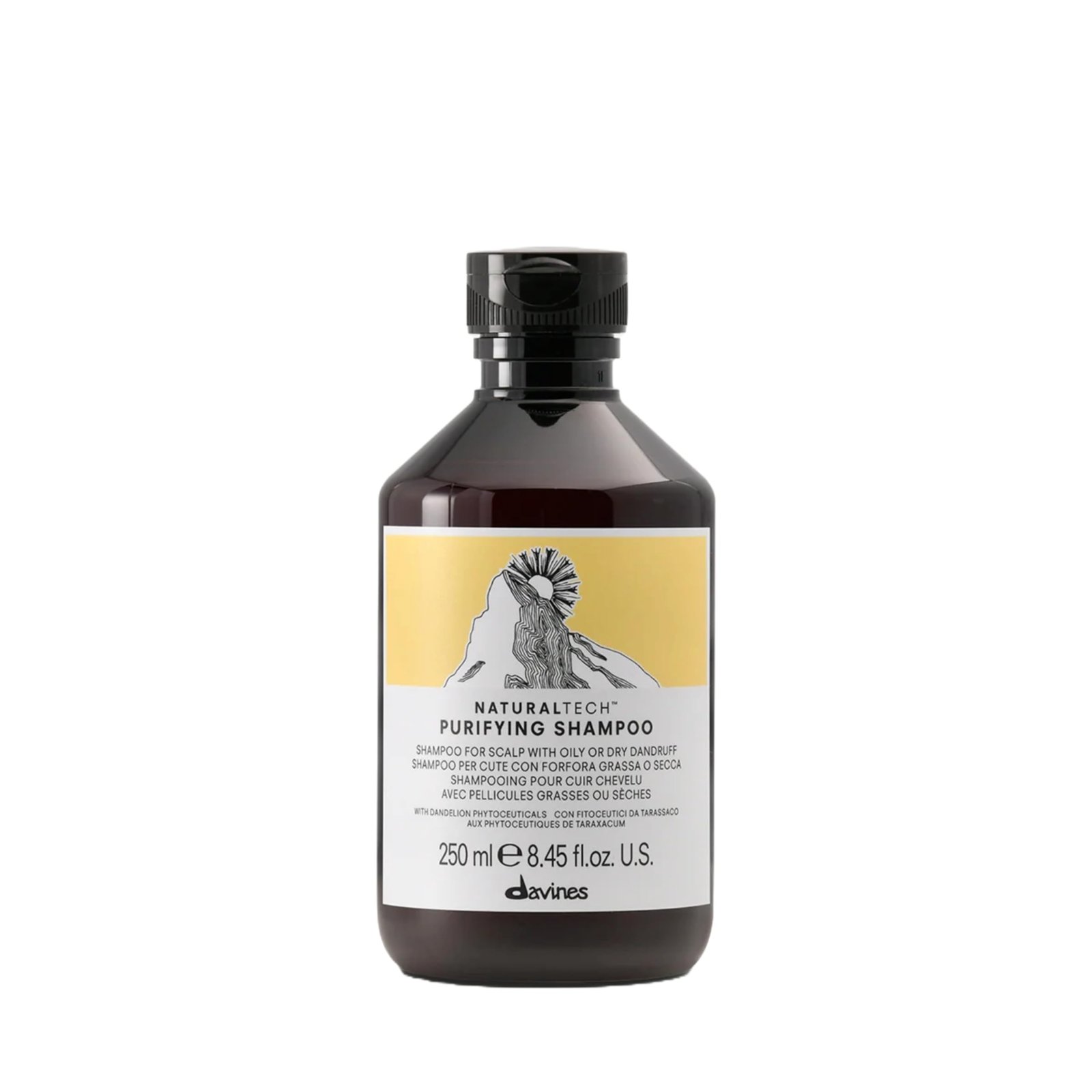 Davines natural tech purifying shampoo (for scalp with oily or dry dan.