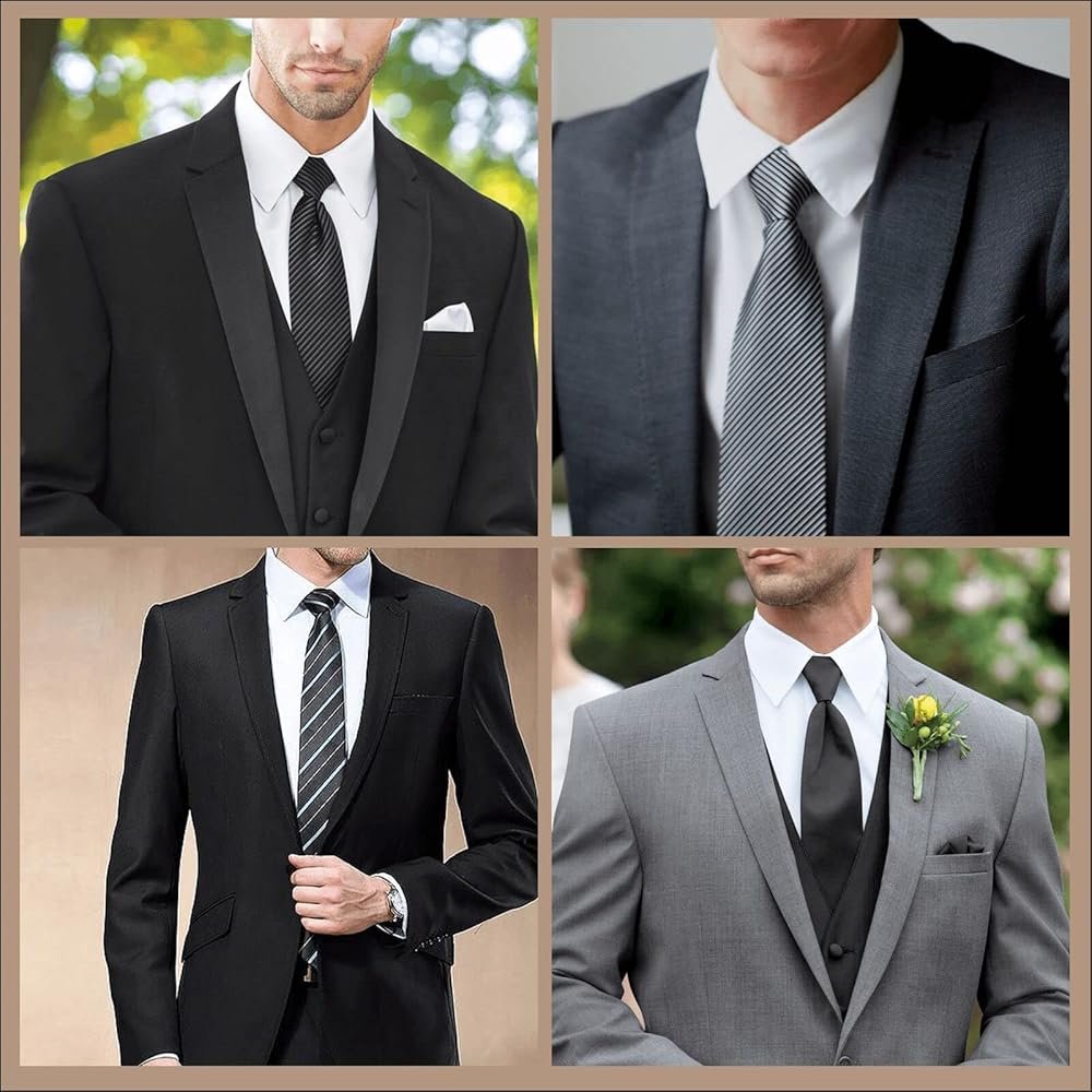 ddejhFJJ Mens Tie Sky Blue Transparent Bow Tie for Wedding Party ...