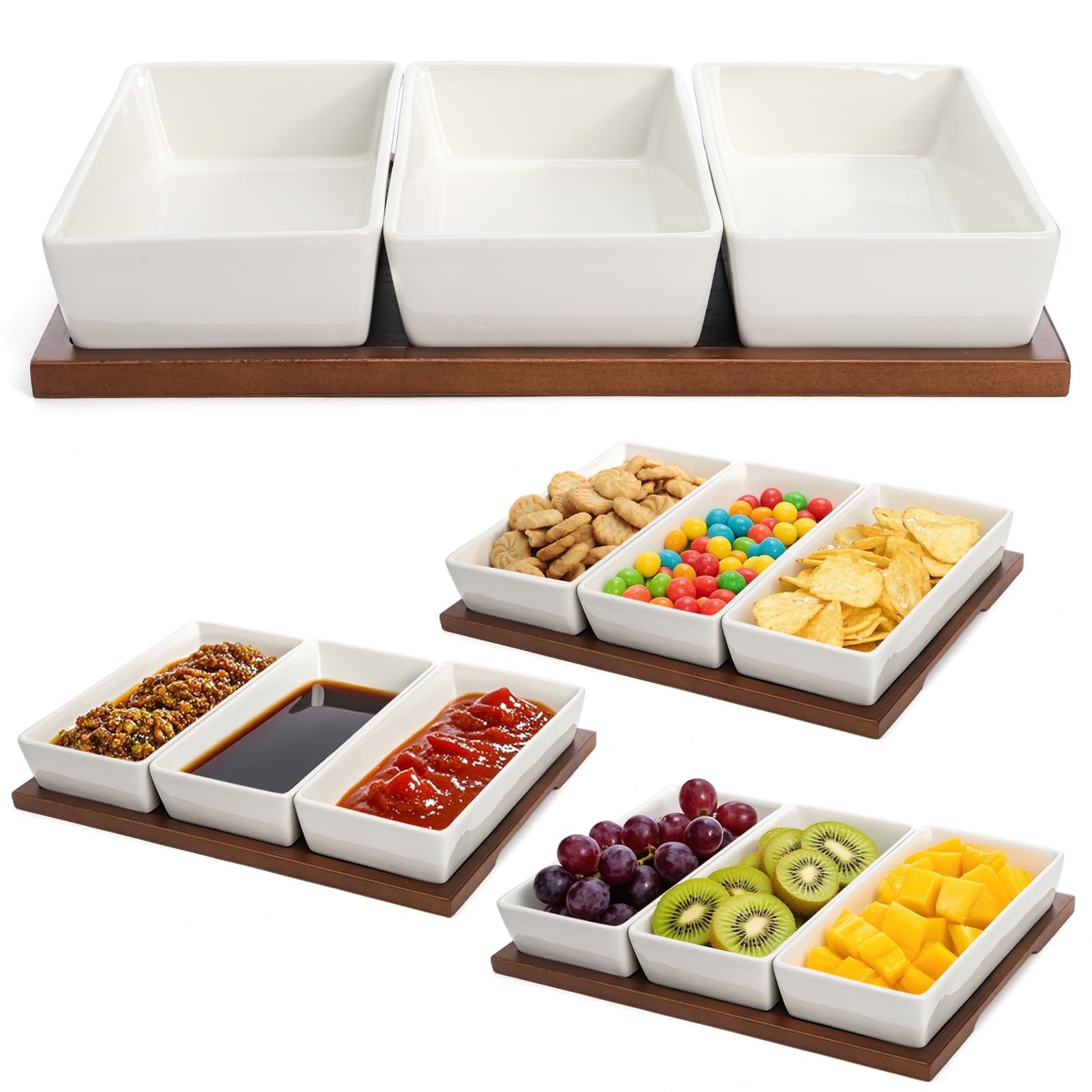 Divided Dishes, Trays & Platters: Home & Kitchen