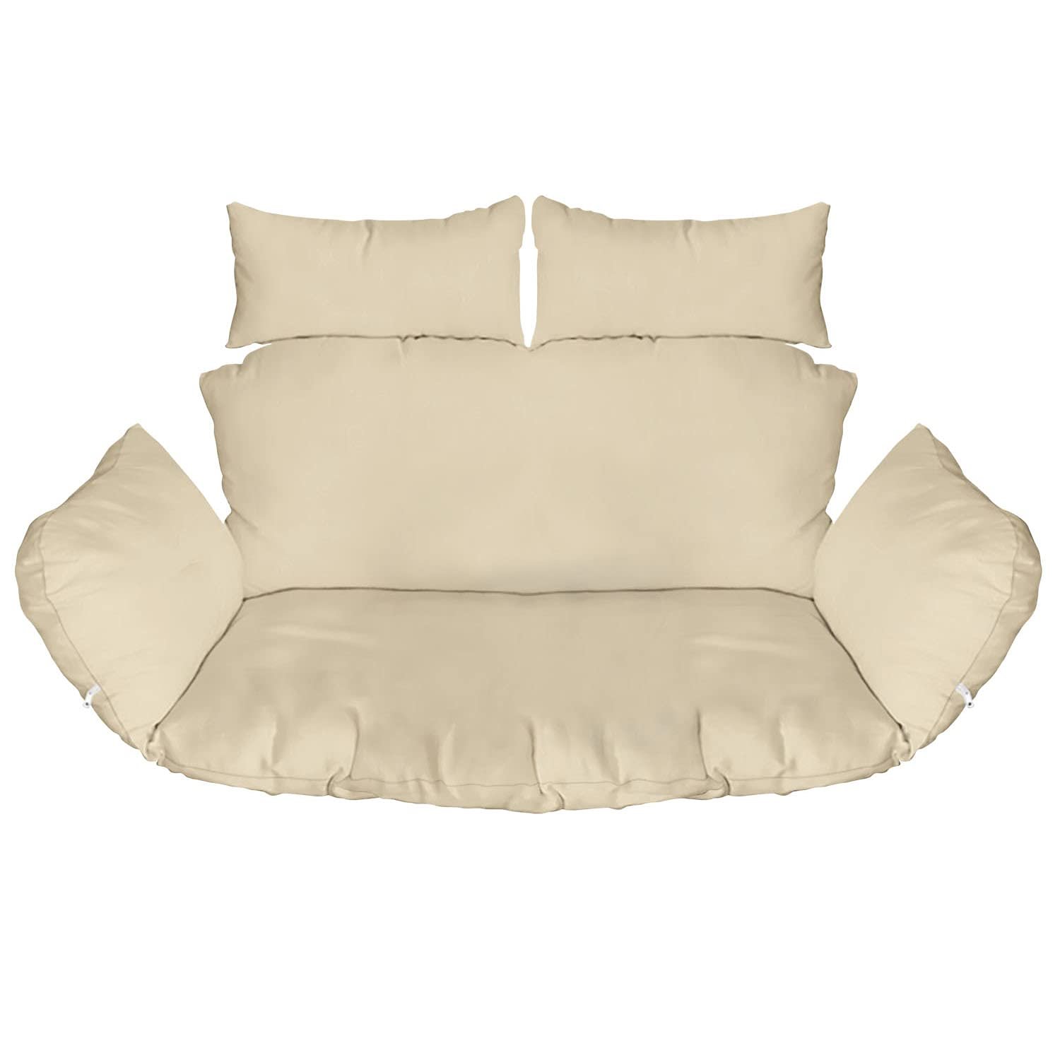Double Cushions; Pillow with Backrest, Waterproof Chair Seat ...