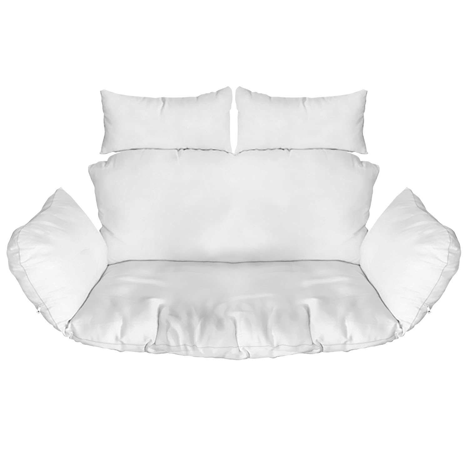 Double Cushions; Pillow with Backrest, Waterproof Chair Seat ...