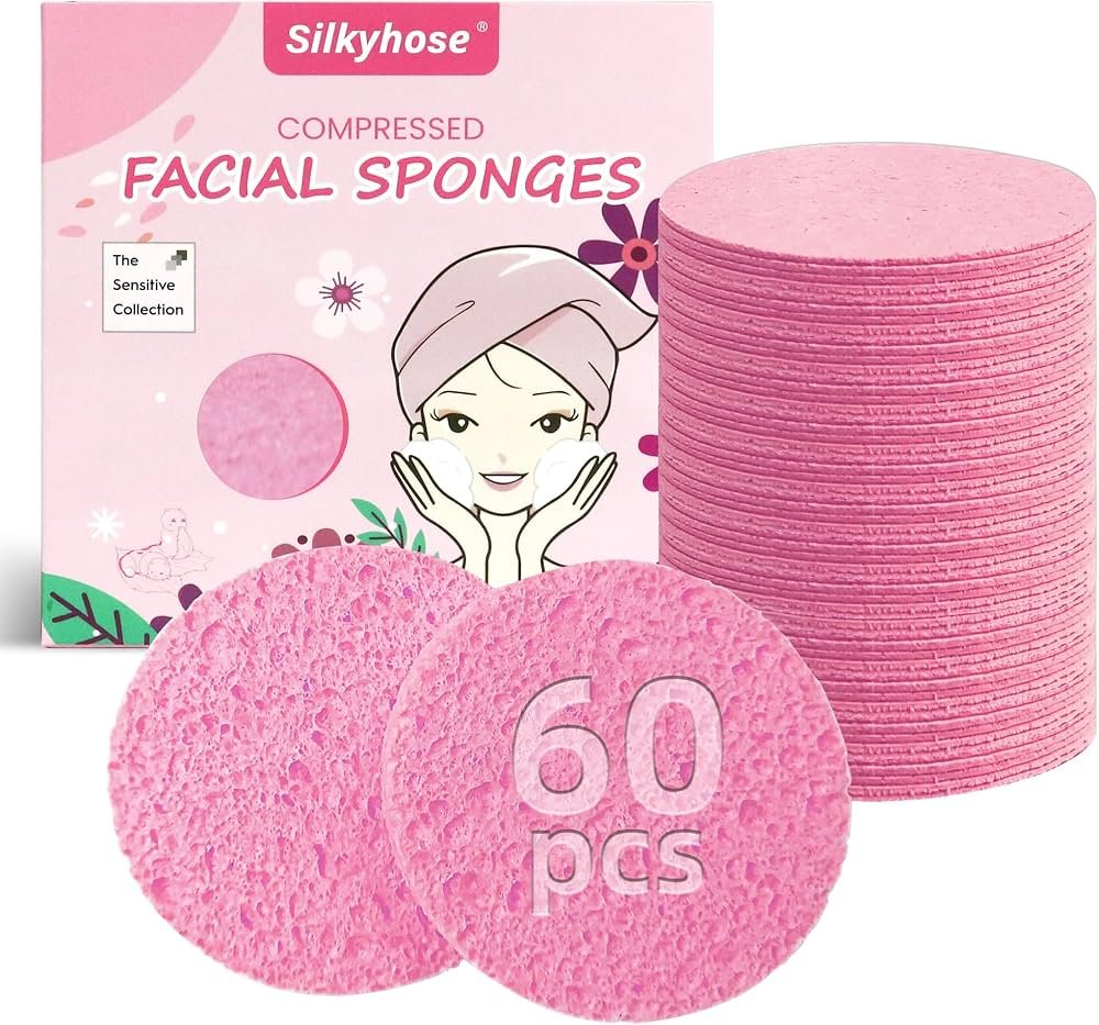 DRESSOOS 1 Pack Compressed Cotton Makeup Facial Cleansing ...