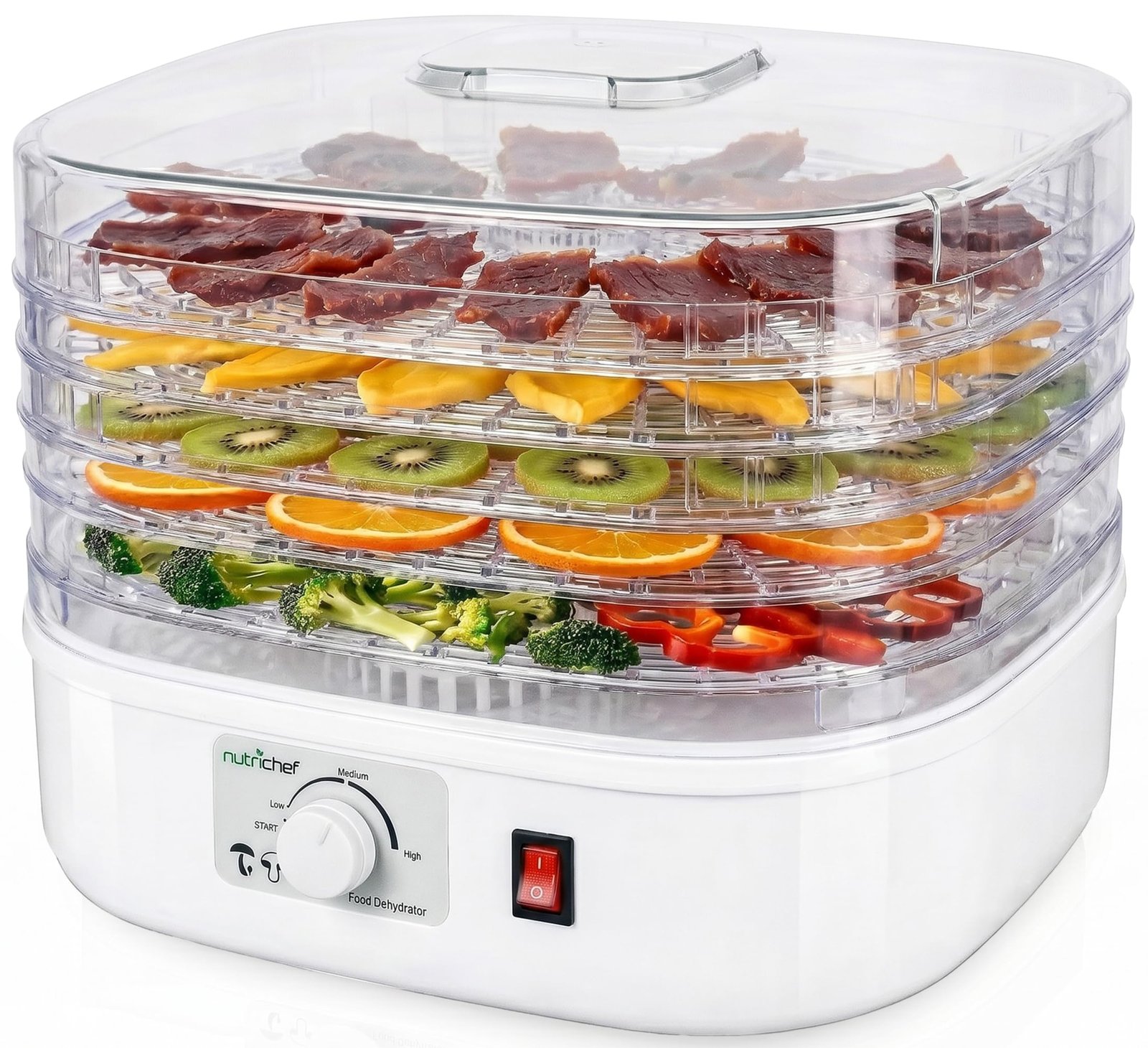 Electric Food Dehydrator Machine Multi-Tier Kitchen Food ...