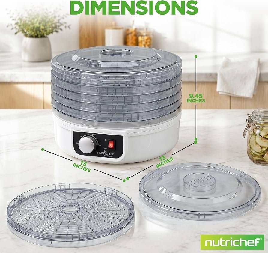 Electric Food Dehydrator Machine Multi-Tier Kitchen Food ...