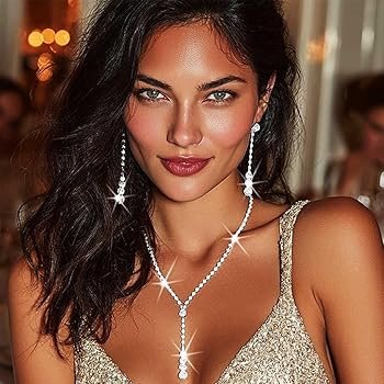 Ensemble Collier Et Boucle D\'oreille Argent