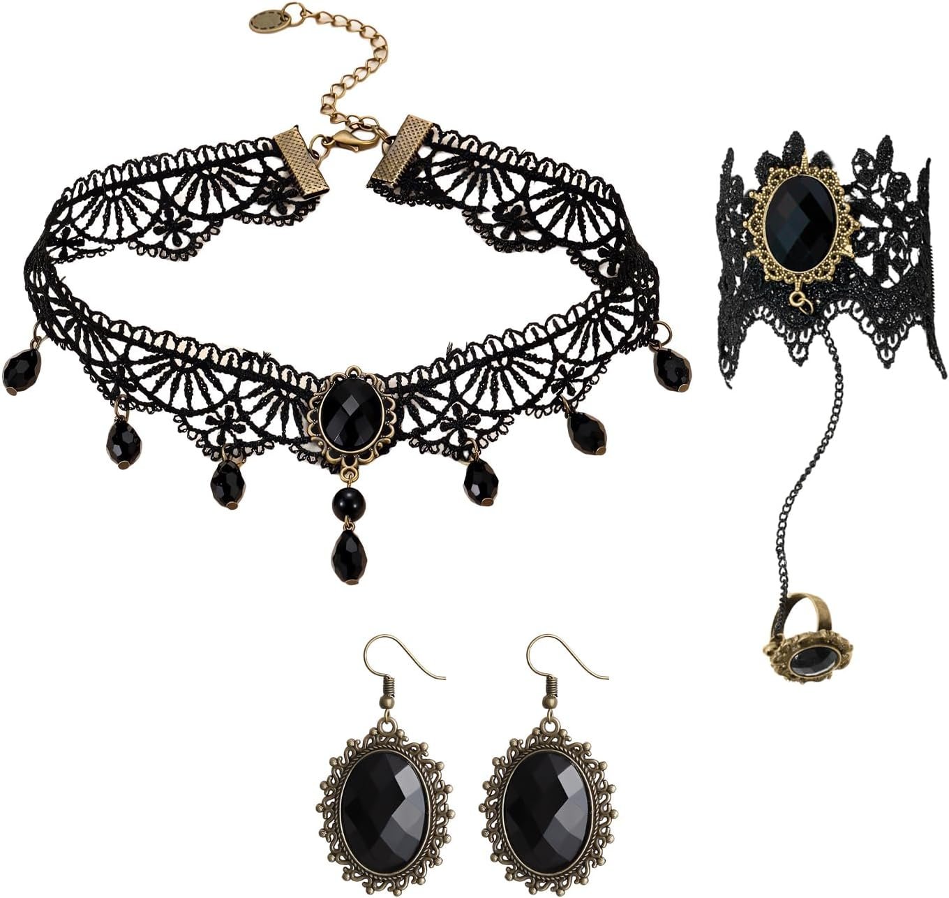 Ensembles collier, bracelet et boucles d'oreilles