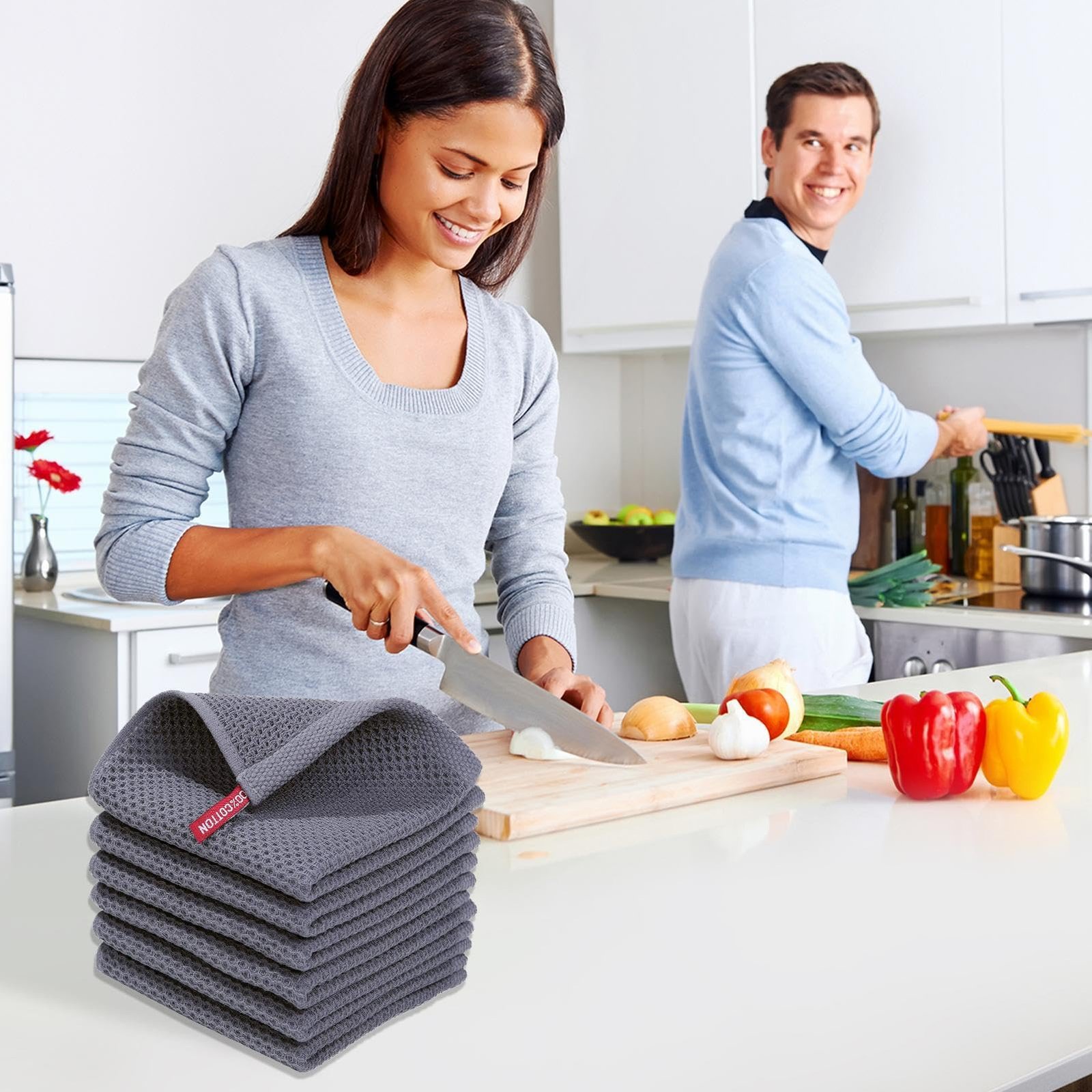 Générique Kitchen Dish Cloths, Dish Towels for Kitchen, Absorbent ...