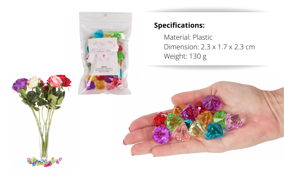 Grands ensembles de diamants couleurs assorties