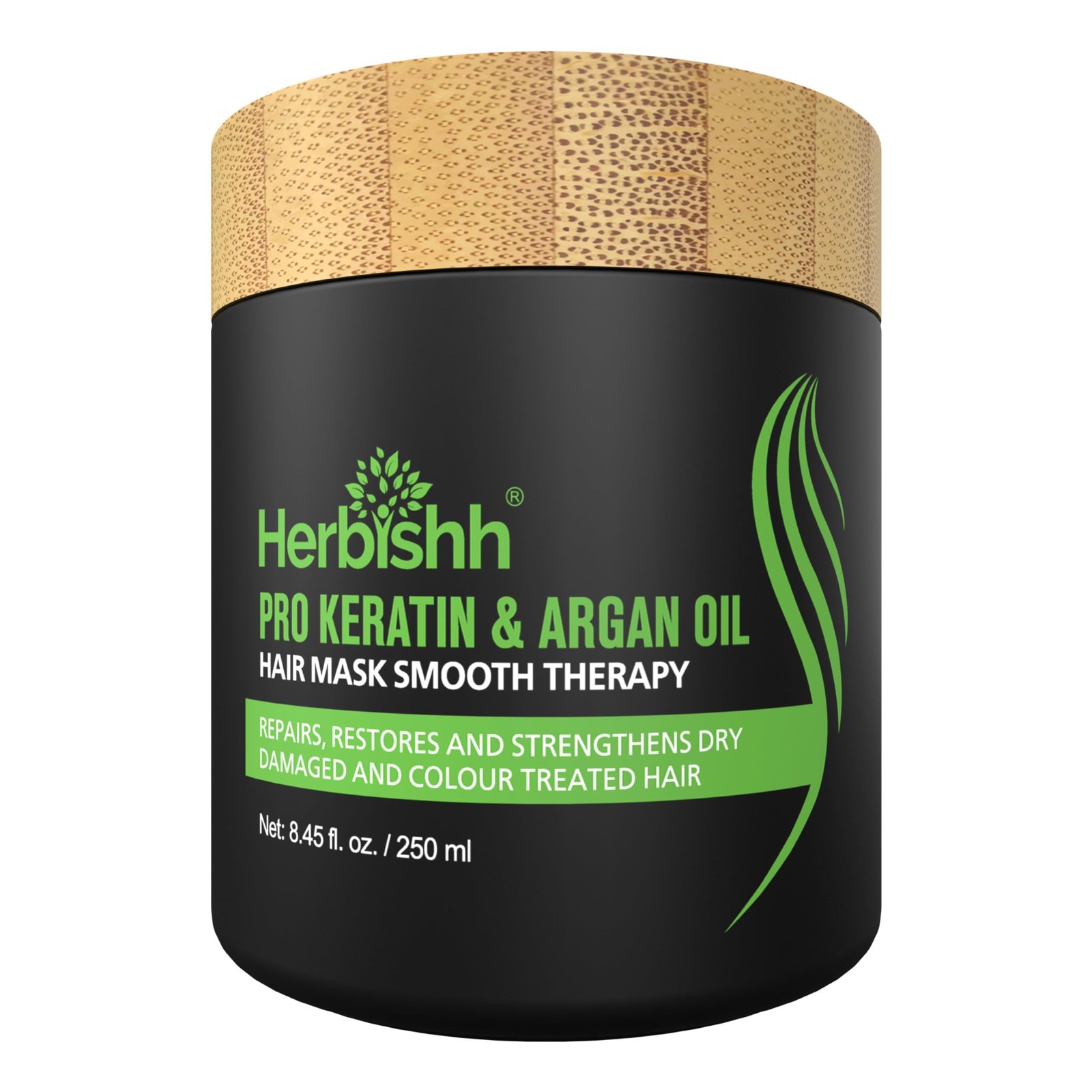 Herbishh Argan Hair Mask-Deep ConÉditioning & Hydration For ...