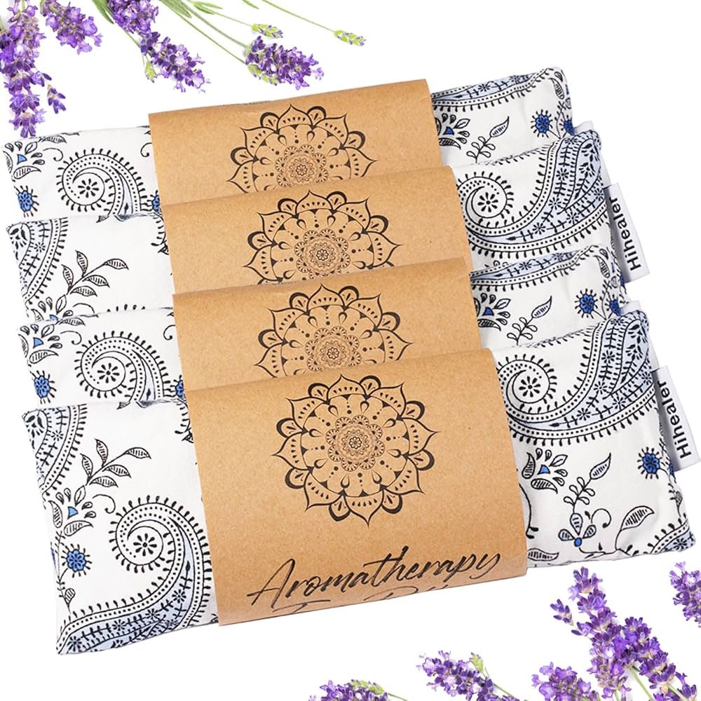 Hihealer Eye Mask with Weight and Lavender, Yoga Meditation ...