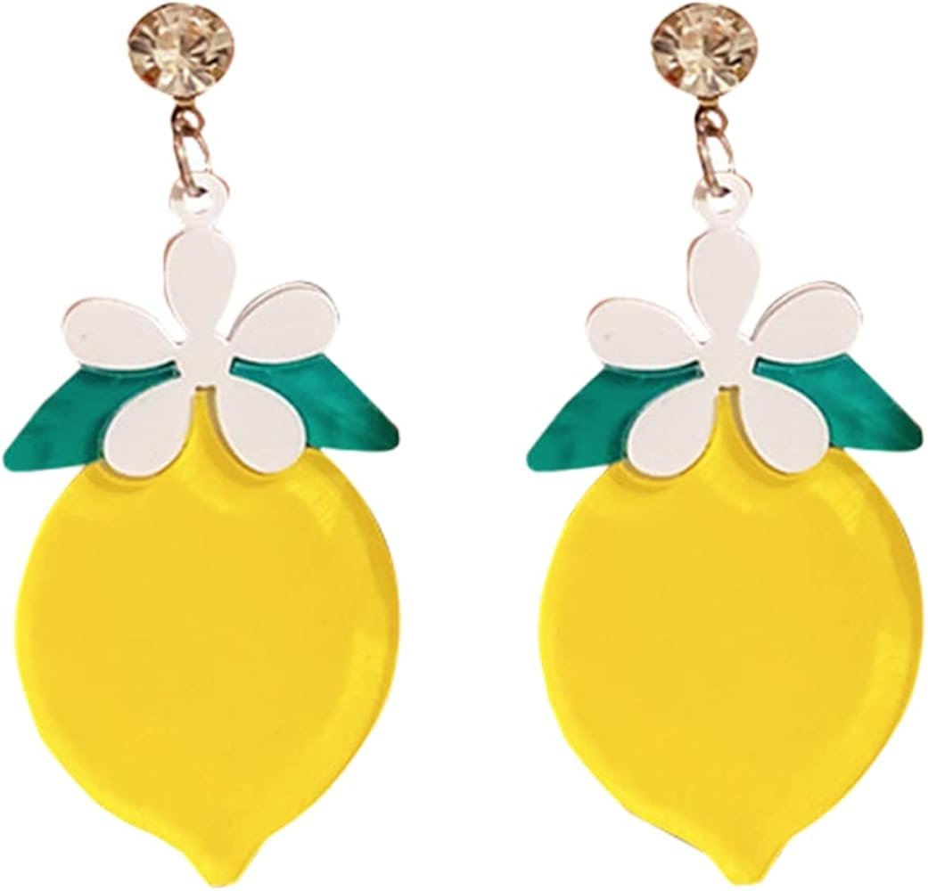 ifundom Boucles D'Oreilles Au Citron Pendantes Mode Pour ...