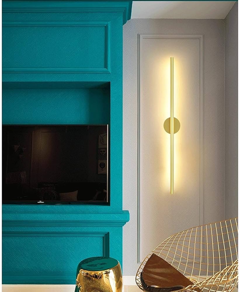 Indoor Wall Sconces Modern and Simple LED Disc Long Strip ...