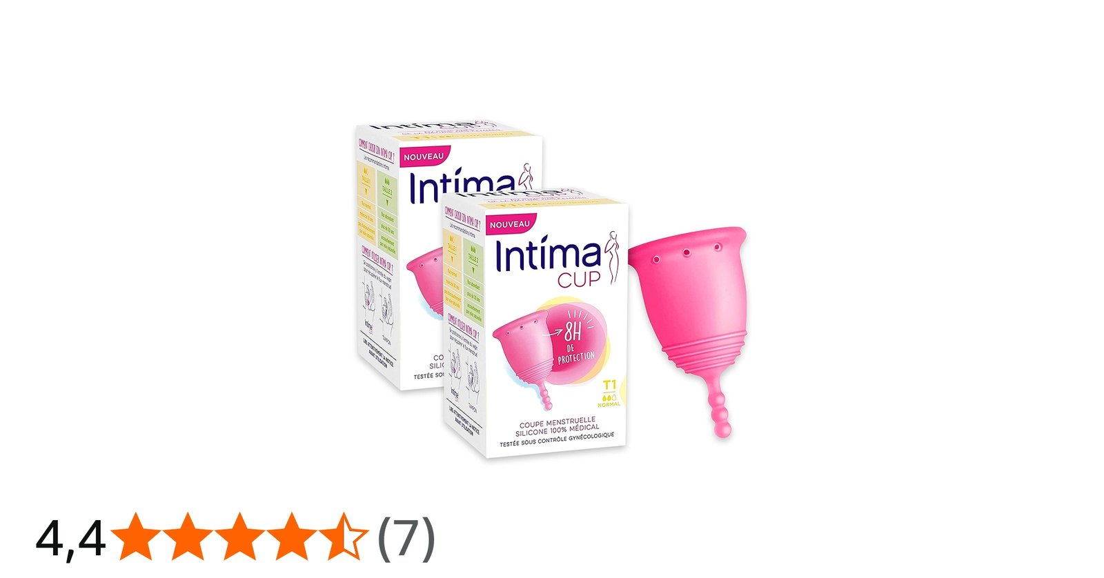 Intima Cup, Coupe Menstruelle Taille 1 Normal - Flux Régulier, Lot ...