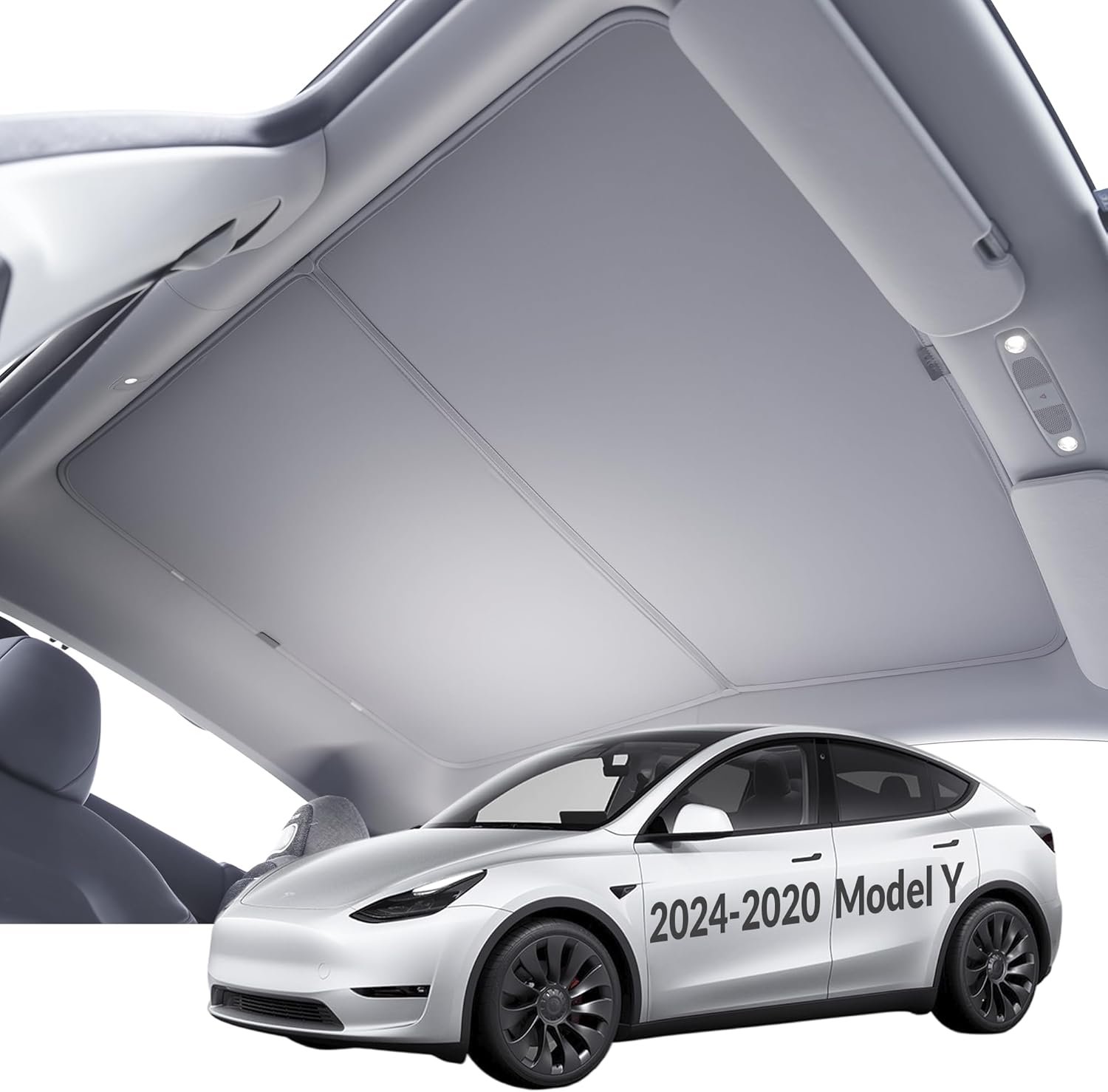 Pare-soleil Toit Vitré pour Tesla Model Y (2020-2024)