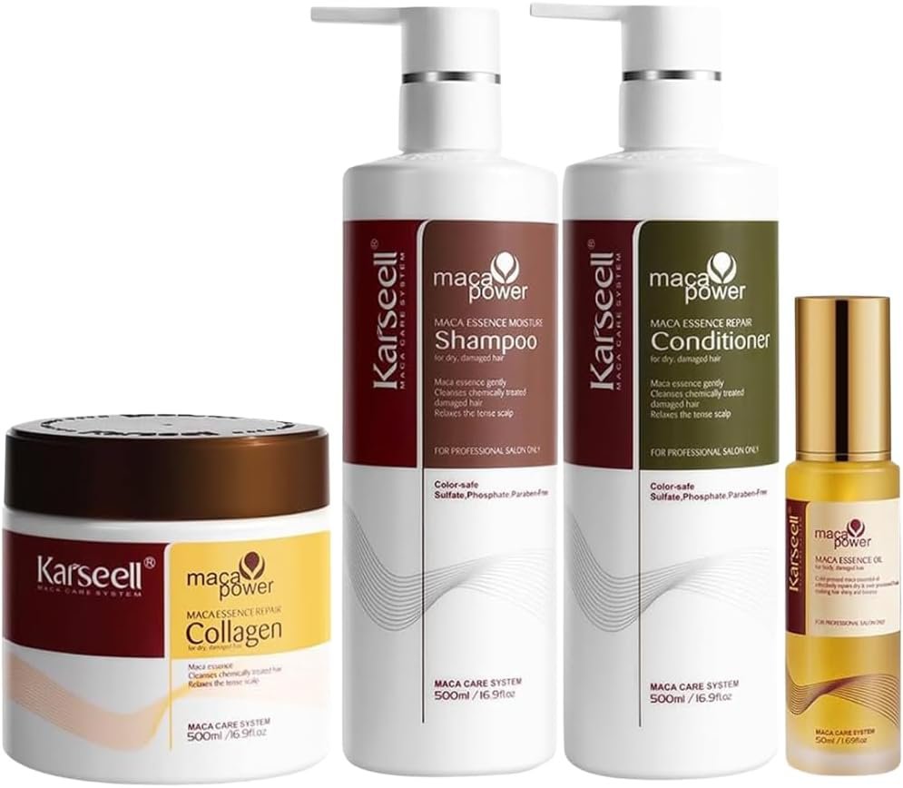 Karseell MACA CARE SYSTEM Coffret Soin Capillaire Masque ...