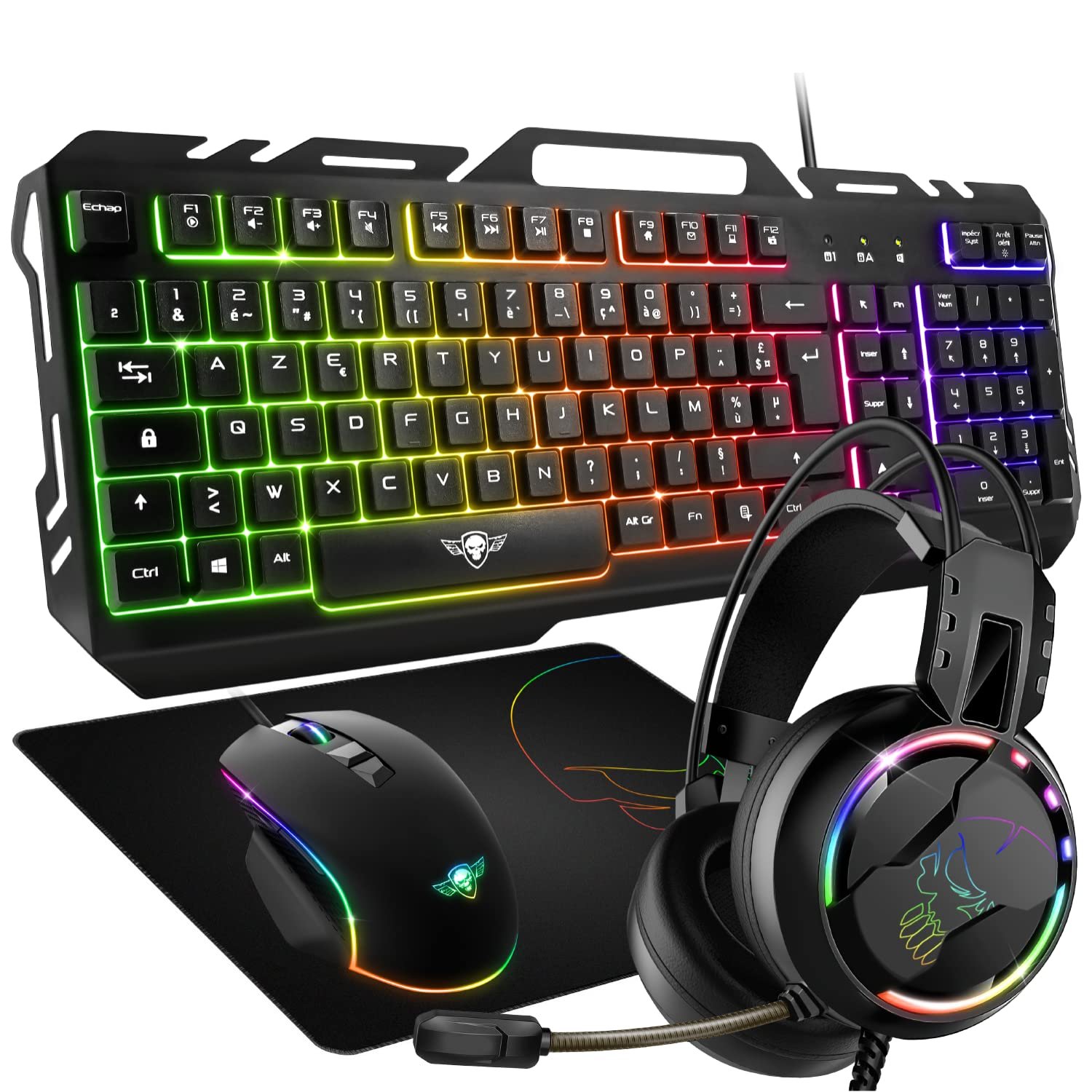 Kit Claviers Et Souris Gaming Pour PC