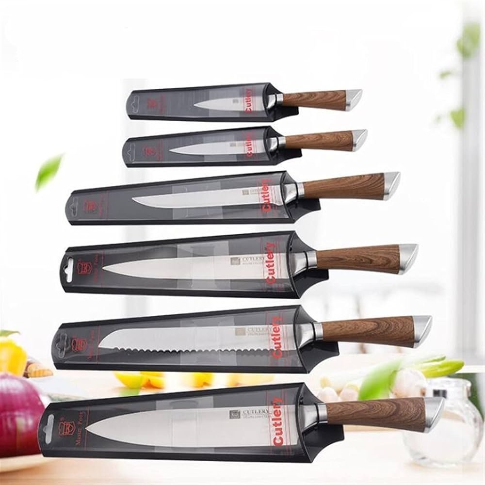 Kitchen Knife 6 Pieces Handmade Japanese Kitchen Knives Set ...