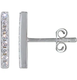 LES POULETTES BIJOUX - Boucles d'Oreilles Puces Argent Rhodié ...