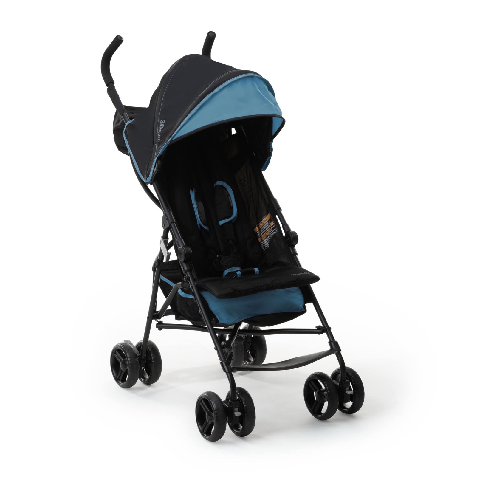 Lightweight stroller with compact fold, multi-position recline, canopy with pop out sun visor and mo