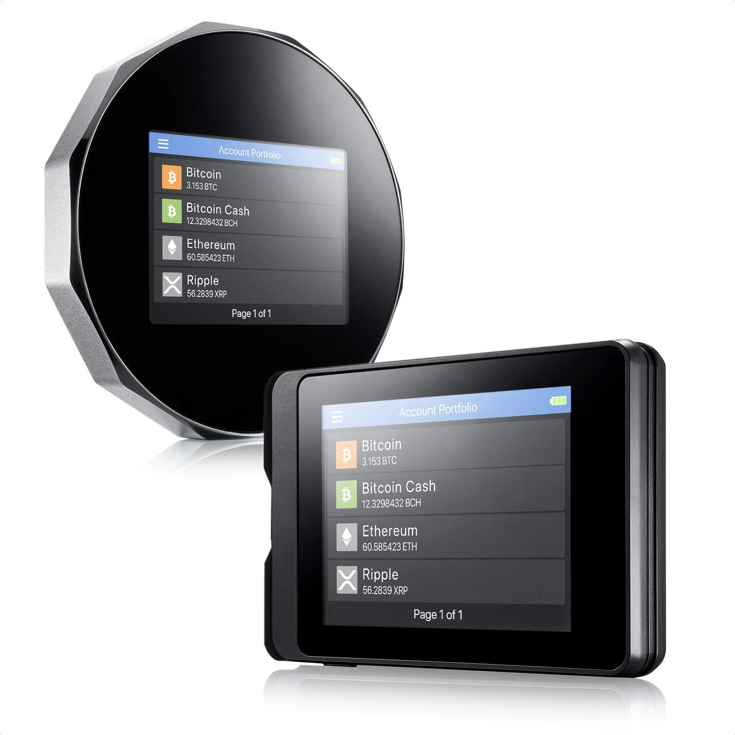listing crypto hardware wallet