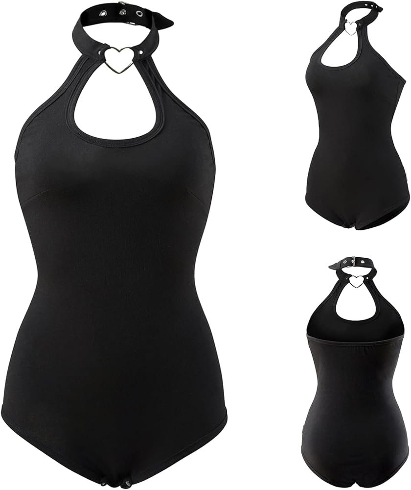 LittleForBig Coton Romper Heartbreaker Collared Onesie Bodysuit