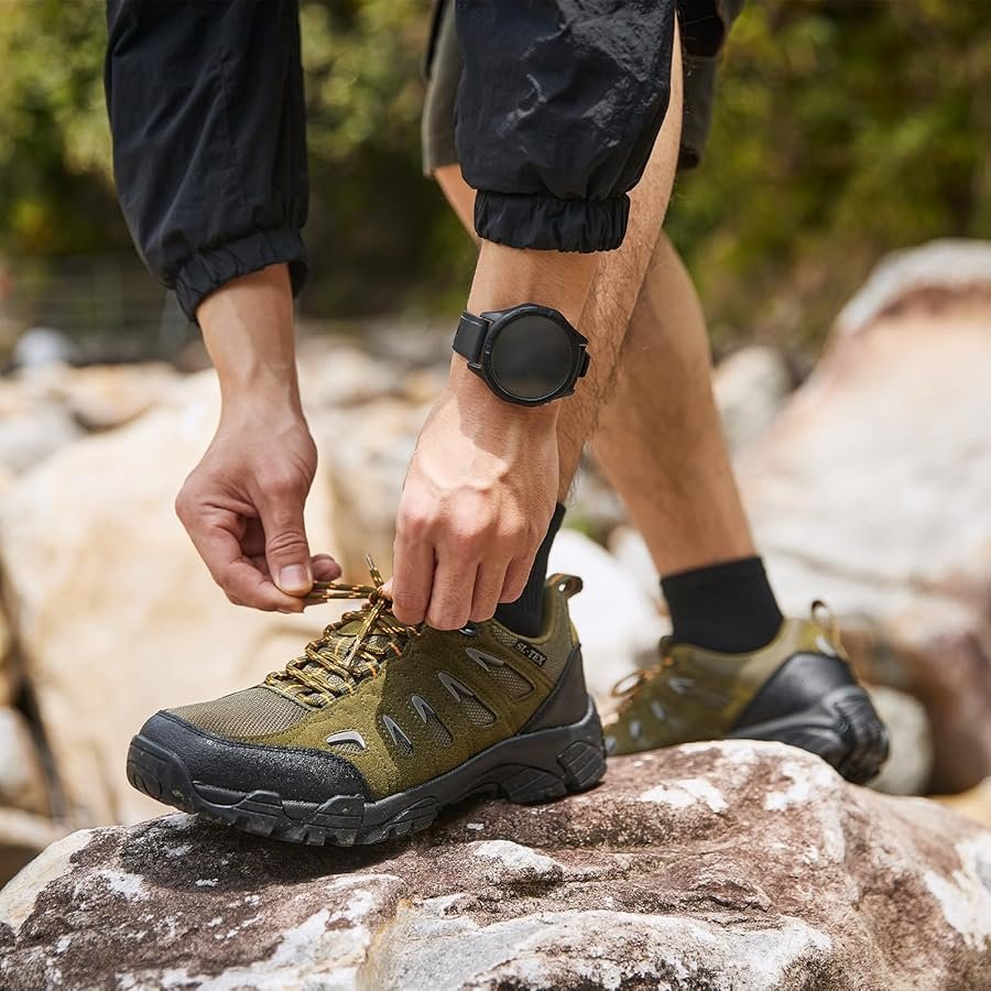 Men's Hiking Shoes, Comfortable Low-Top Trainers for Men