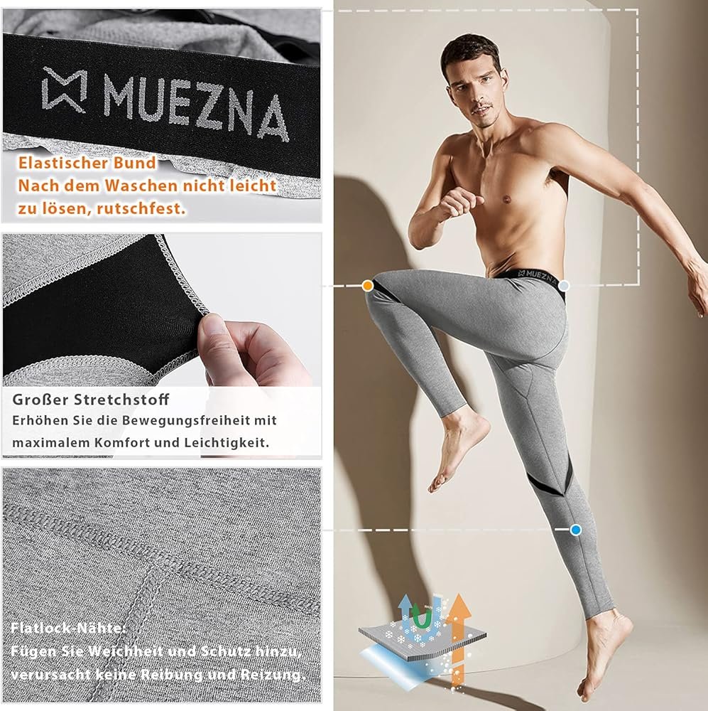 Men's Thermal Underwear Functional Underwear Long Breathable ...