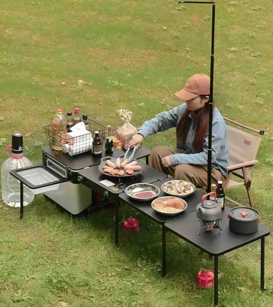 Outdoor Mobile Kitchen Foldable Camping Equipment Picnic ...