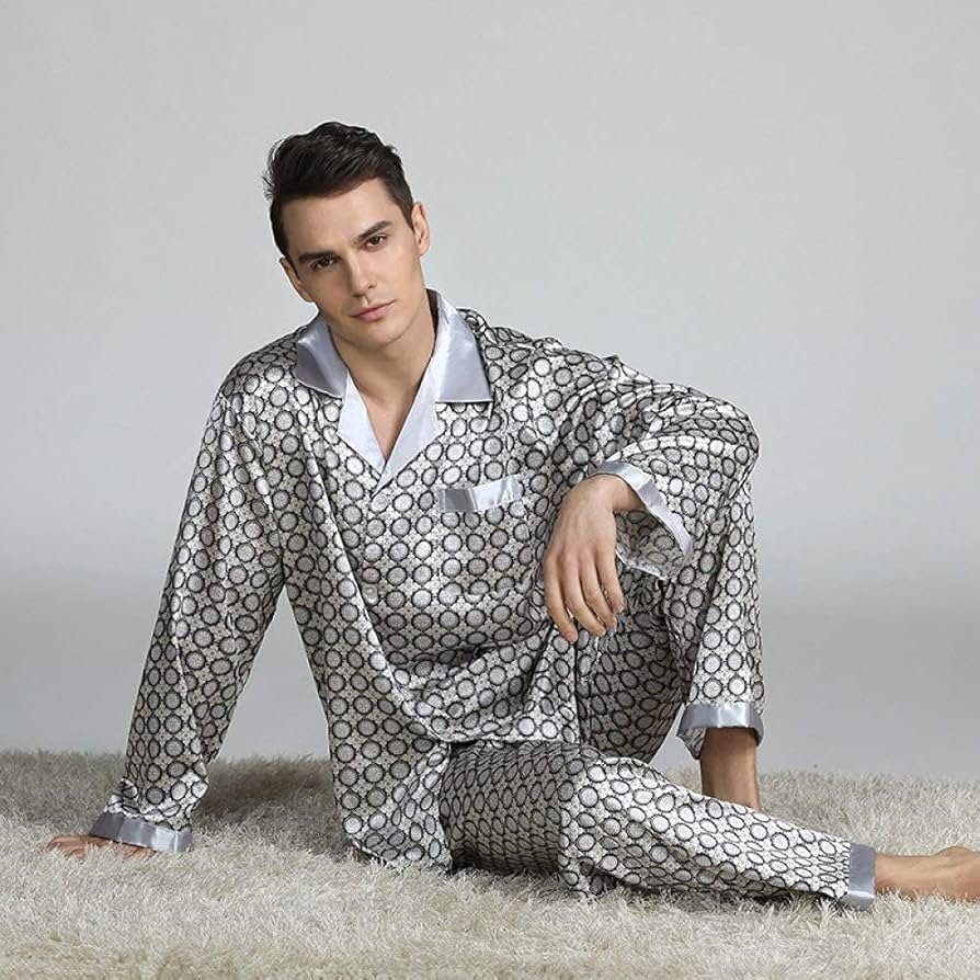 Pajamas Sleepwear Soft Pyjama Sets Nightgown Men ...