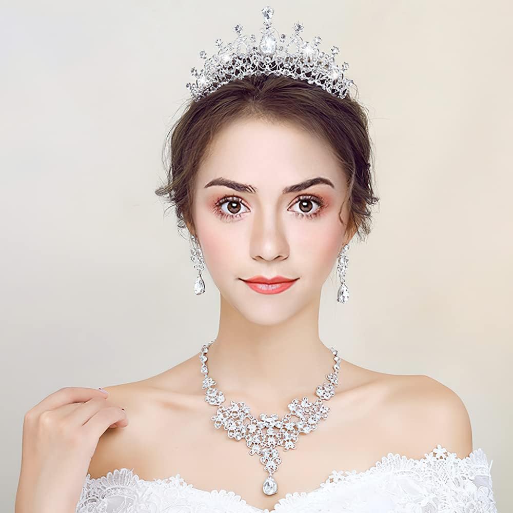 Parure Bijoux Mariage Avec Diadème