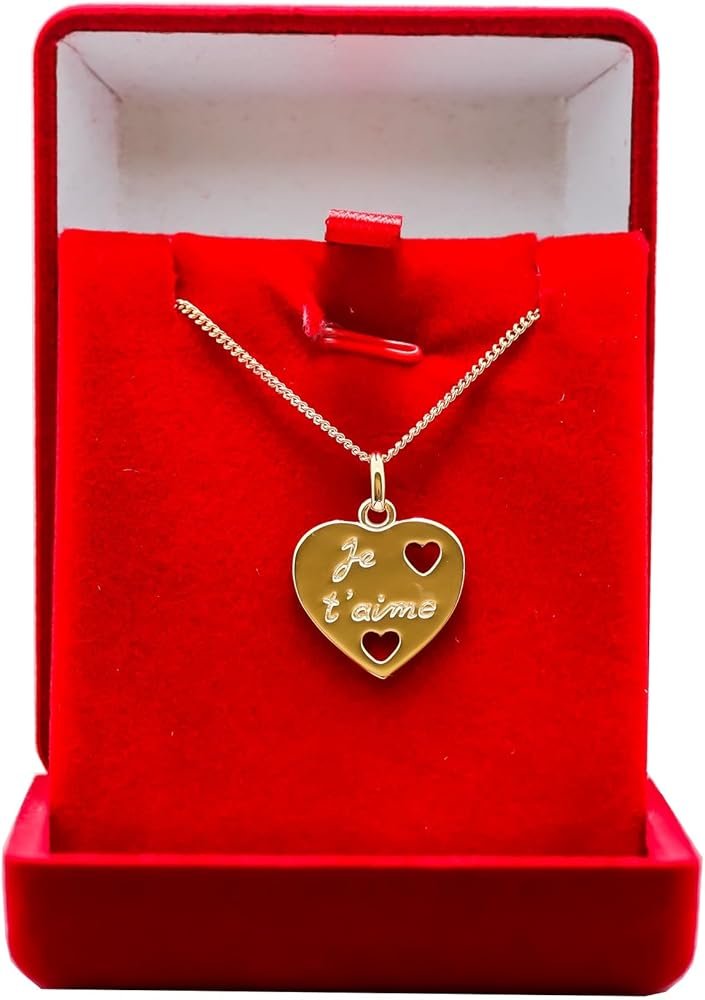 Pendentif En Coeur Je Taime