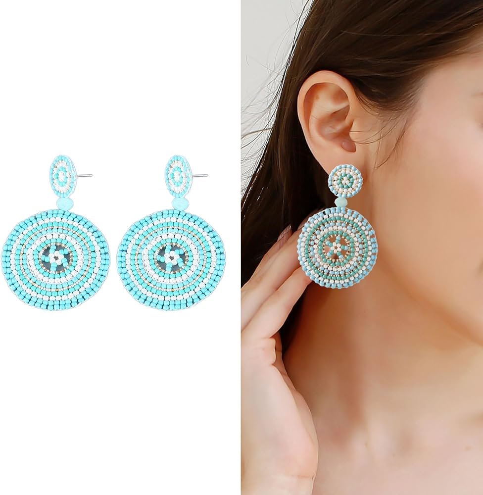 Perles De Rocaille - Boucles D'oreilles Pour Femme ...