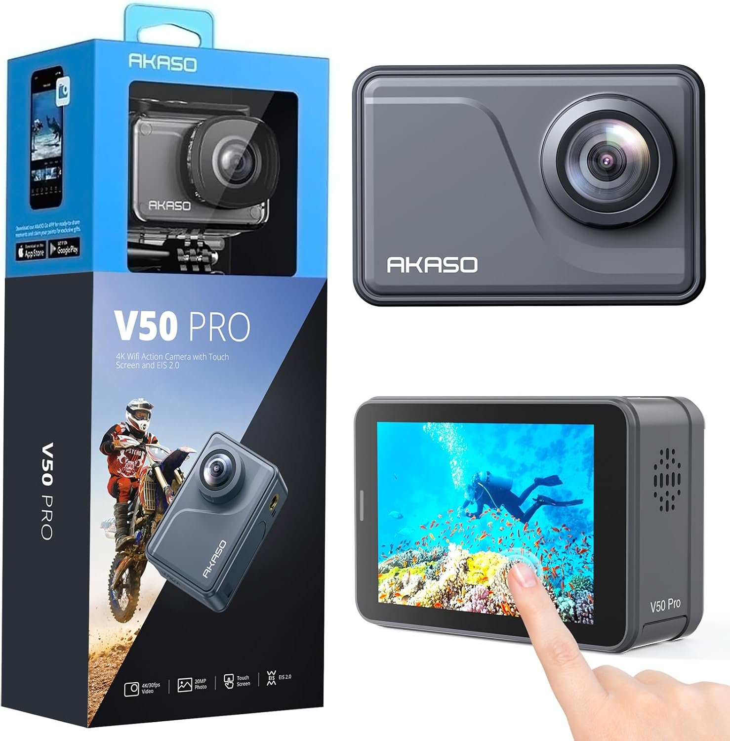 Philips Camera Sport Accessoires Pro - Bleu
