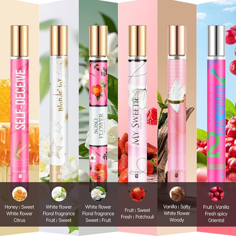 Premium Perfume Gift Set for Women - 6 x 35ml Eau de Parfum ...