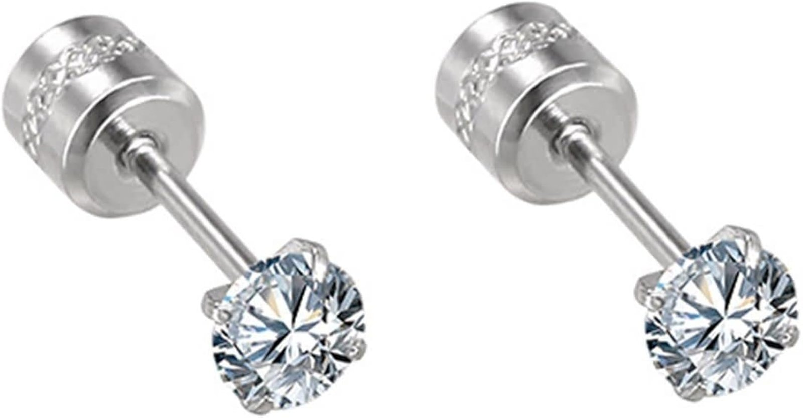 Puce D'oreilles Femme Acier Inoxydable