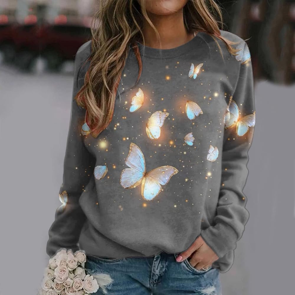 Pulls & Cardigans pour femme - Sweat-shirt à dégradé de couleur