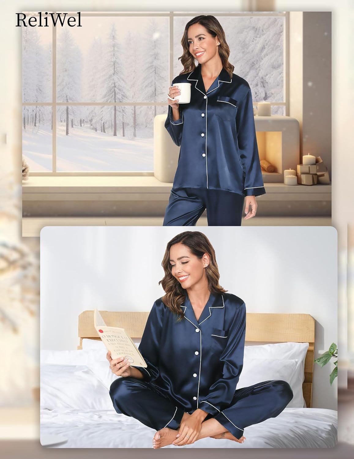 Pyjama satin femme