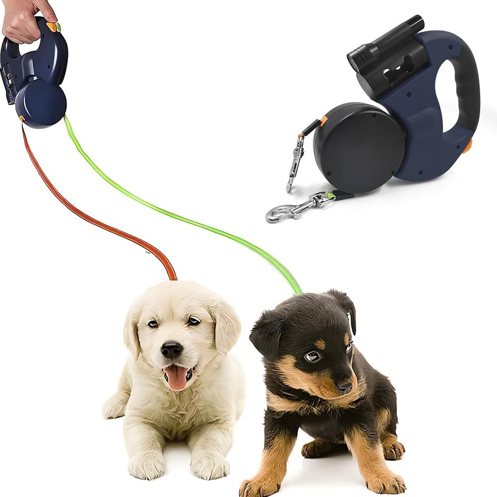 Retractable Dog Leash, Flexible Adjustable Dog Collar, Walking ...