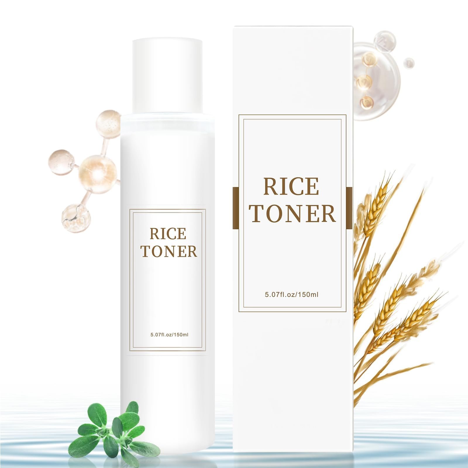Rice Toner Visage, apaisant la peau, Hydratant & Apporter de l'éclat ...