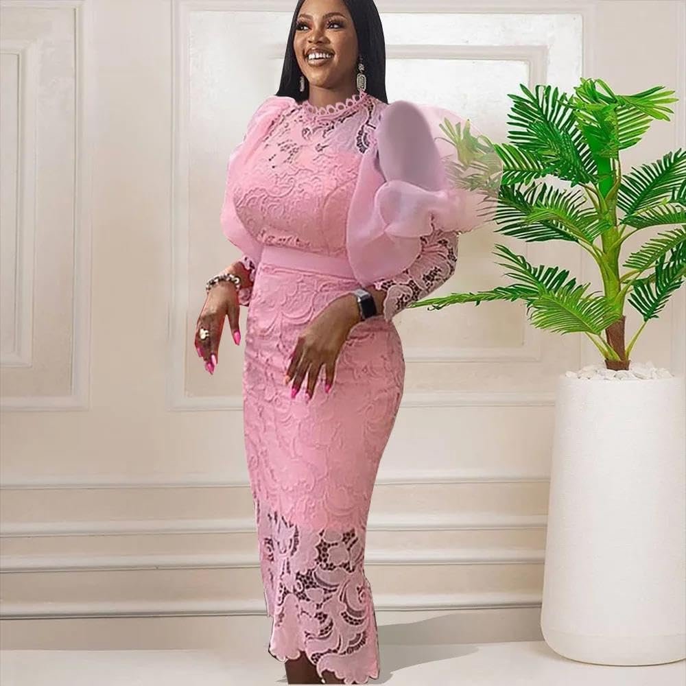 Robe de Mariee Africaine en Dentelle - Style Classique