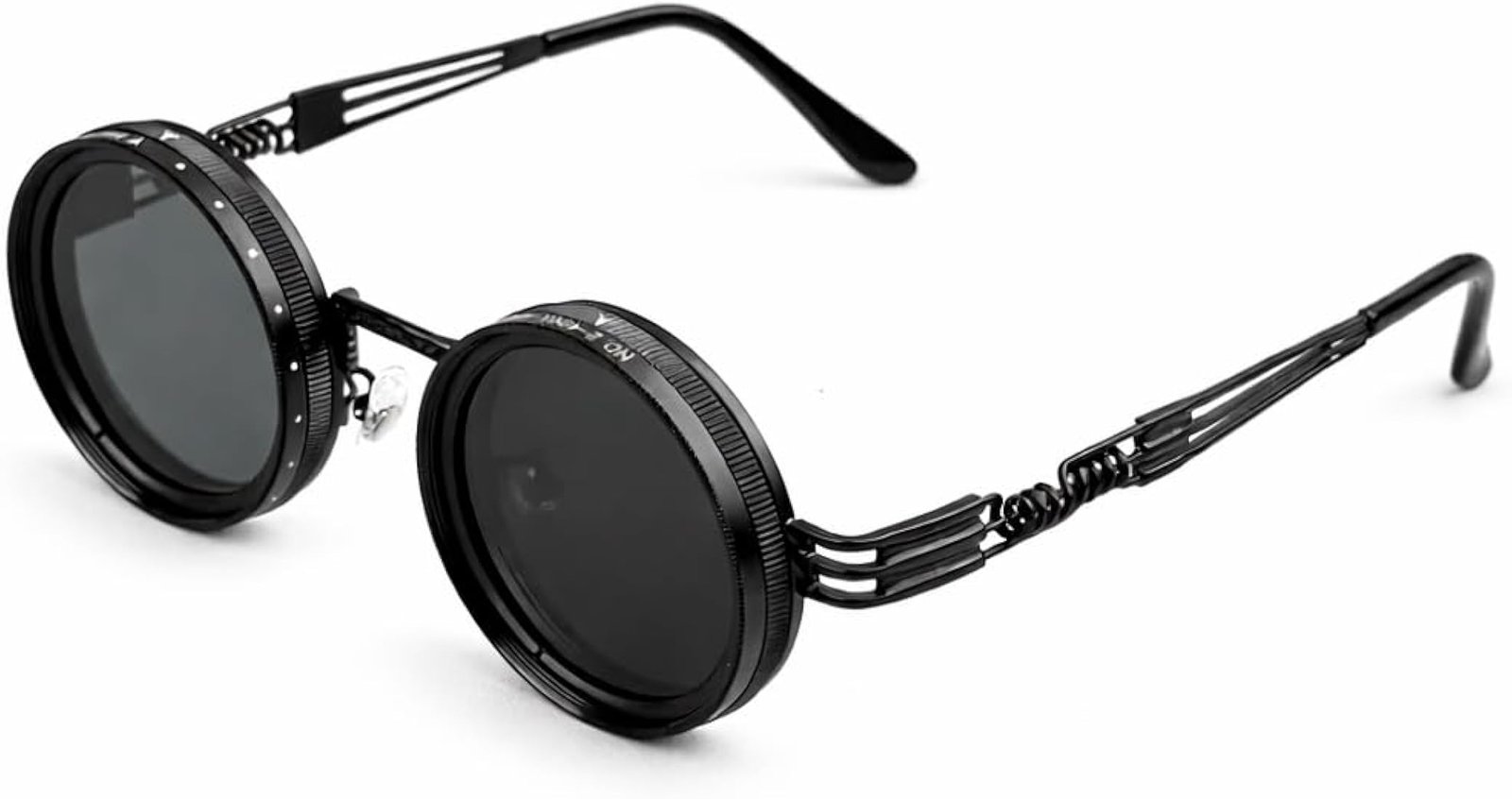 Round Sunglasses Men Adjustable Tinted Sunglasses ...