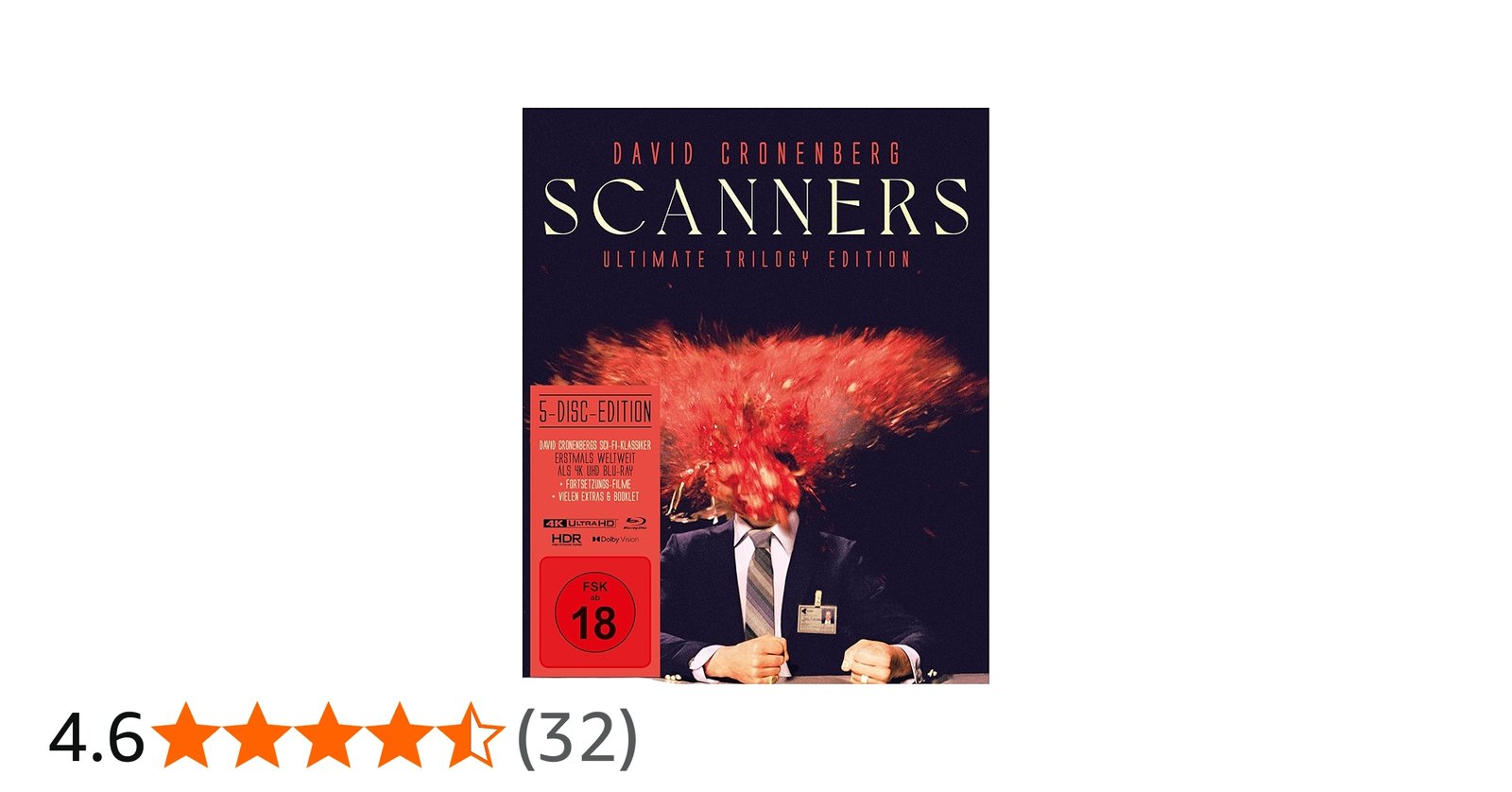 Scanners - Ultimate EÉdition (4K-UHD+4 Blu-rays)