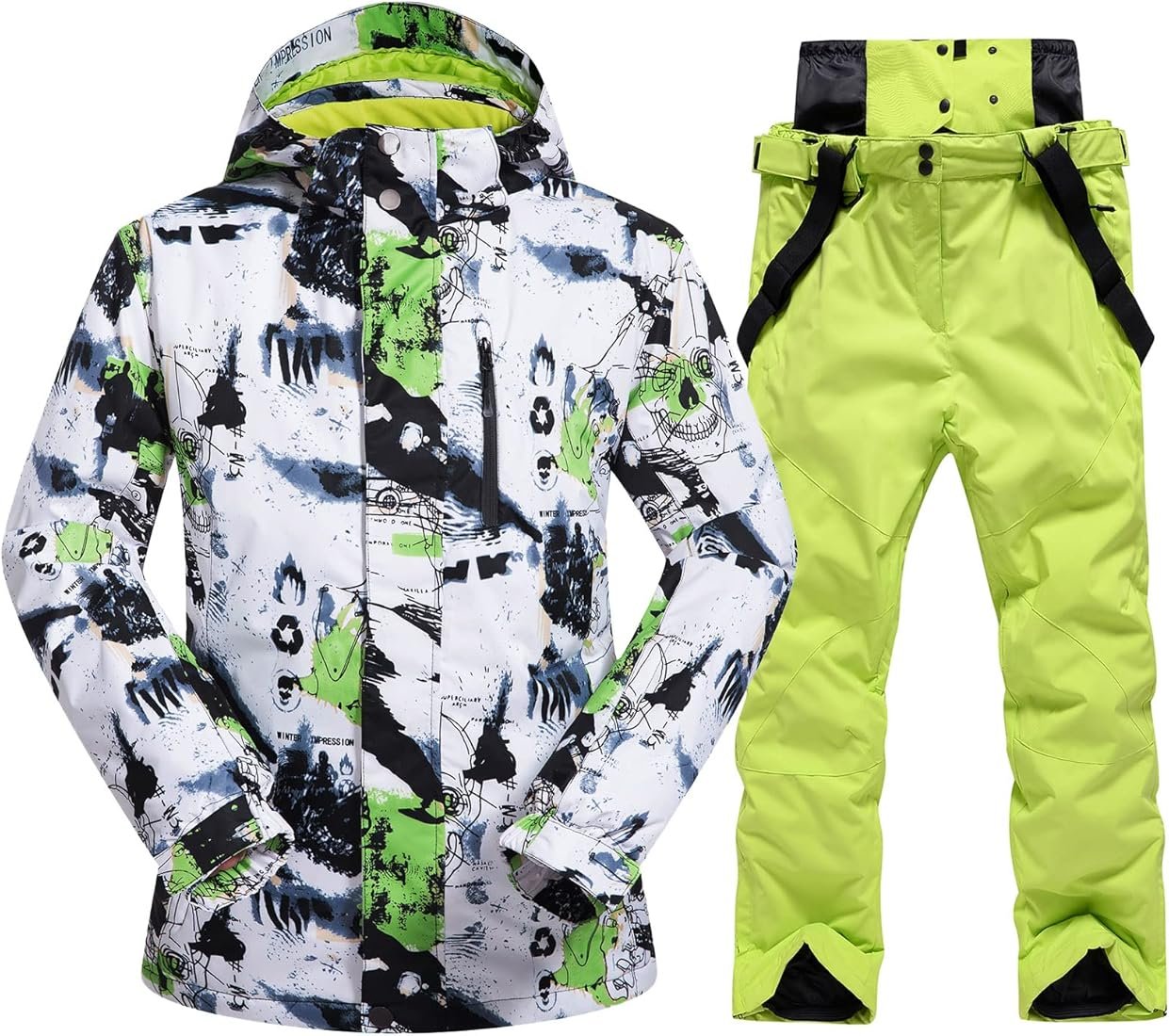 Ski Suit Men Ski Suit Set Windproof Ski Suit Set For Men Winter ...
