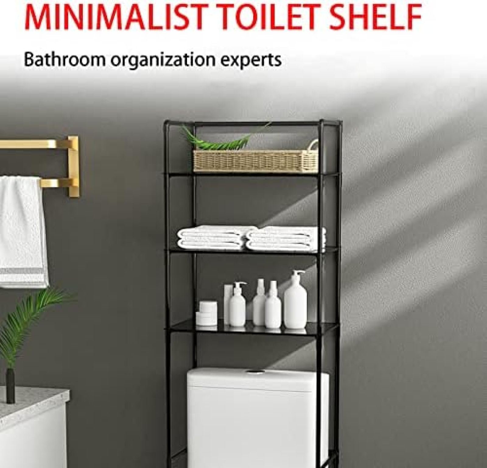 Small Over The Toilet Storage, Bathroom Shelves Over ...