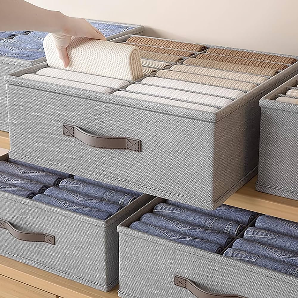 Storage Baskets and Boxes Pack of 3 Clothing Storage ...
