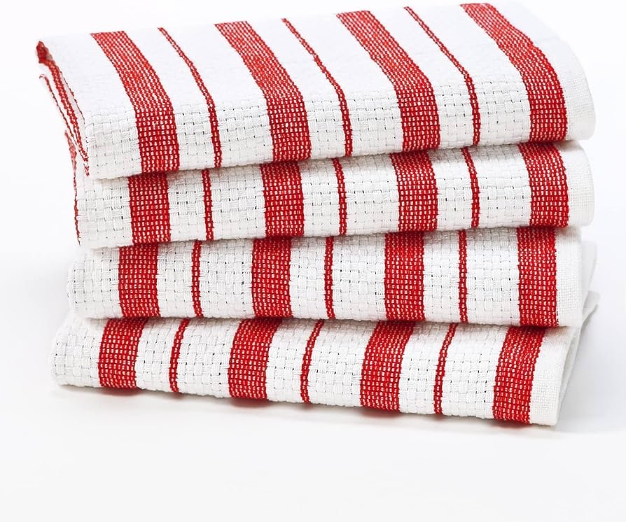 Tea Towels, Cotton Dish Towels, Kitchen Towels, Quick-Drying ...