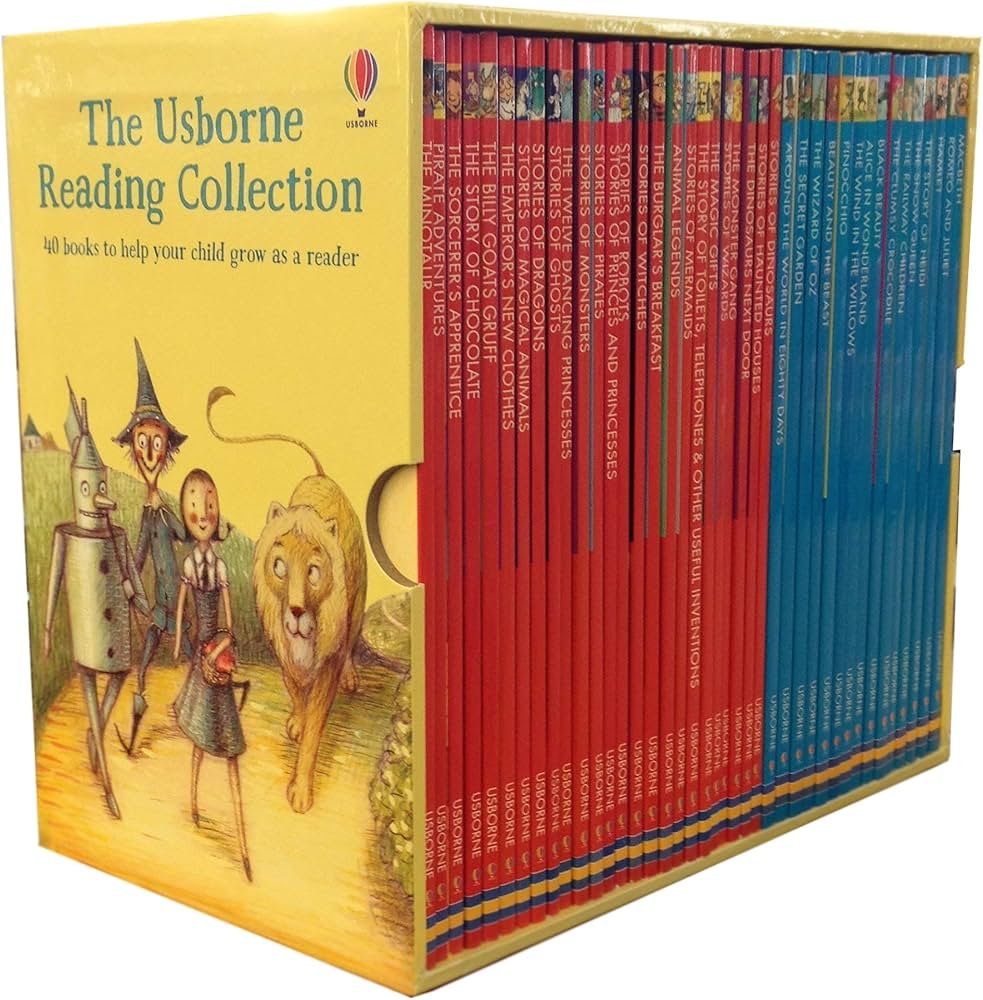 Usborne Reading Collection 90 Books Box Set (My Very First ...