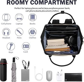 VANKEAN 17 Inch Laptop Backpack Women Men Work Computer ...